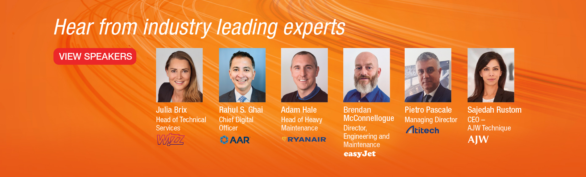 Featured Speakers at MRO Europe 2022